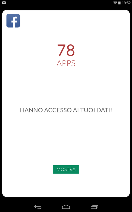 Screenshot 2014 03 06 19 52 44 600x960 Come vedere le apps che hanno accesso ai nostri profili dei social con Online Privacy Shield guide  sicurezza smartphone sicurezza 