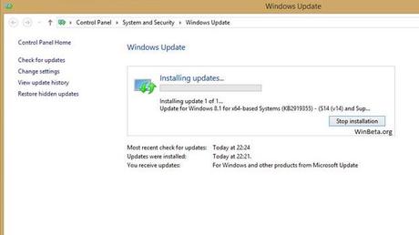 Update 1 Windows 8.11 Scaricare e aggiornare Windows 8.1 Update 1 direttamente da Windows Update