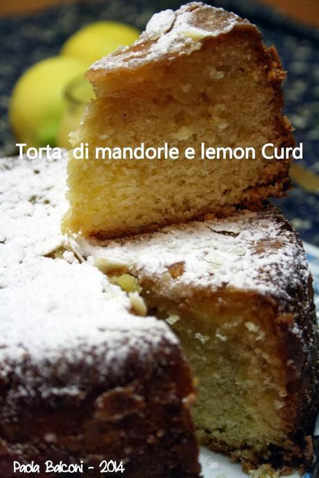 Torta di mandorle e lemon curd