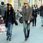 Alessia Marcuzzi, shopping in via Frattina e linguacce ai fotografi