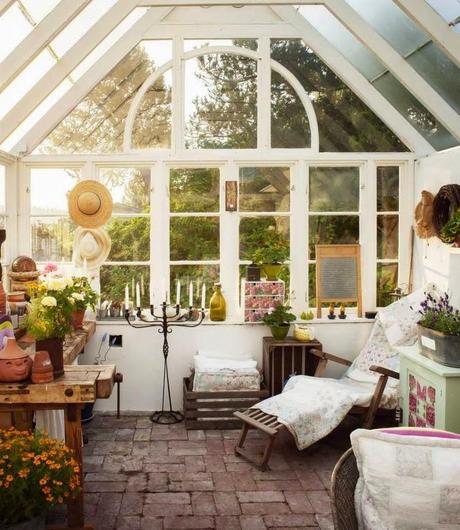 Outdoor Living { The Conservatory room } - shabby&countrylife.blogspot.it