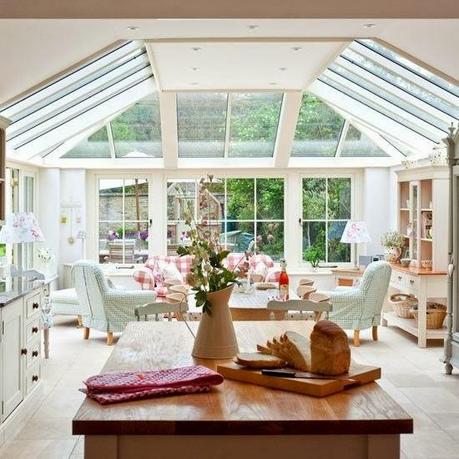 Outdoor Living { The Conservatory room } - shabby&countrylife.blogspot.it