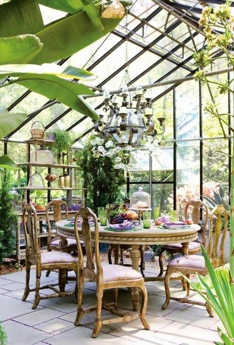 Outdoor Living { The Conservatory room } - shabby&countrylife.blogspot.it