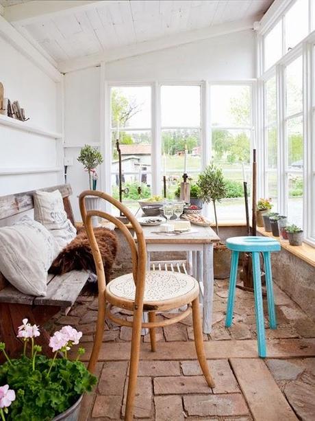 Outdoor Living { The Conservatory room } - shabby&countrylife.blogspot.it