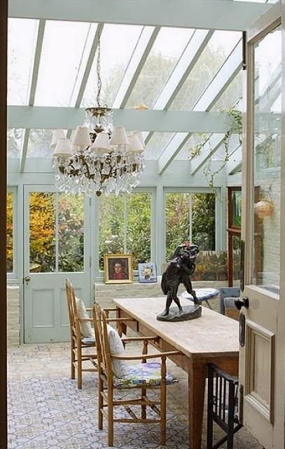 Outdoor Living { The Conservatory room } - shabby&countrylife.blogspot.it