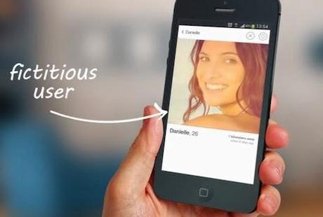Sul sito di appuntamenti...safe sex-mobile app con fake user