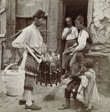 Ice-cream seller, Constantinople (1898)