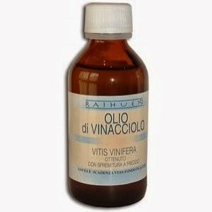 Oggi nella mia rubrica: Olio di vinaccioli in cosmetica e in cucina