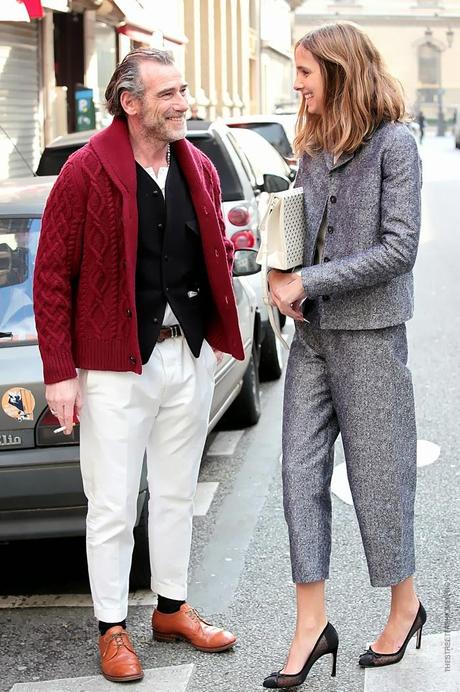 In the Street...Alessandro and Candela outside Vivienne Westwood, Paris