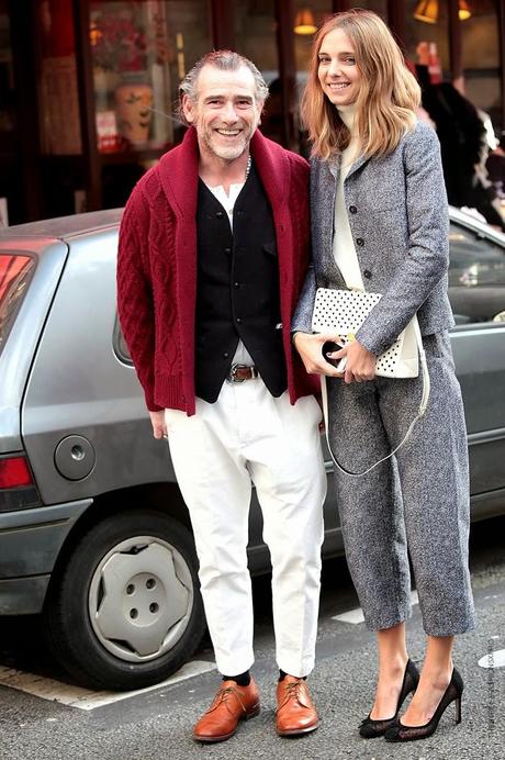 In the Street...Alessandro and Candela outside Vivienne Westwood, Paris