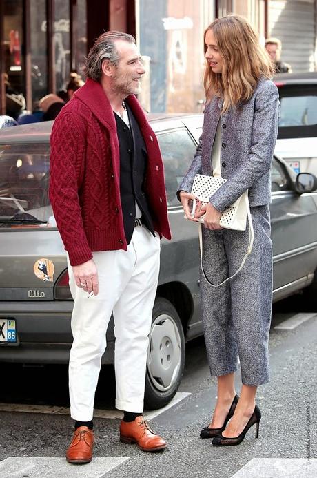 In the Street...Alessandro and Candela outside Vivienne Westwood, Paris