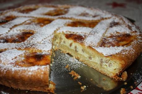 Torta di farro e ricotta.