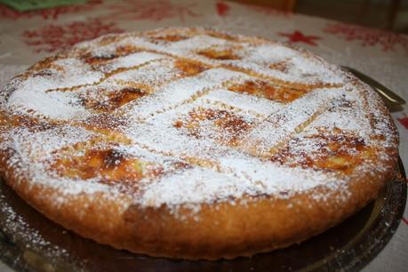 Torta di farro e ricotta.