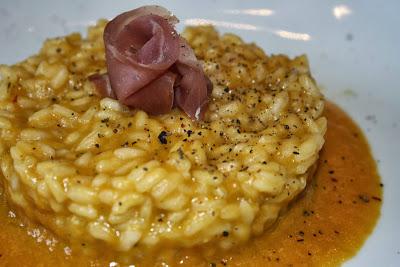 Risotto alla crema di zucca.