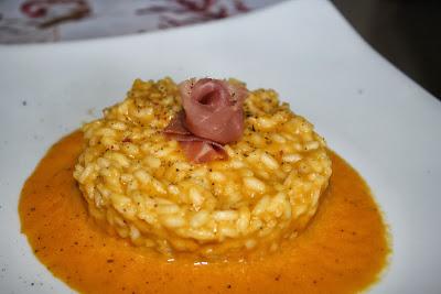 Risotto alla crema di zucca.