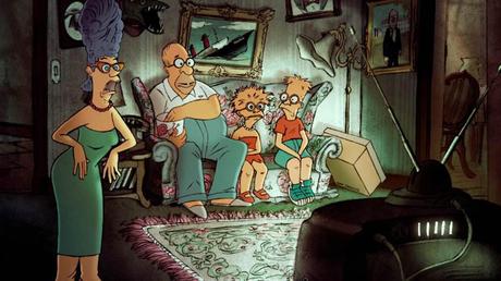 La gag del divano de I Simpson rifatta da Chomet