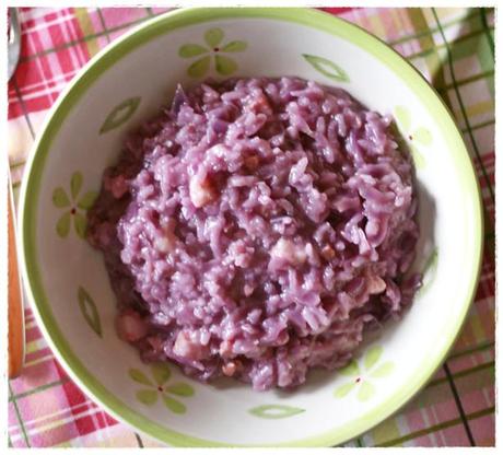 Risotto cavolo rosso 4