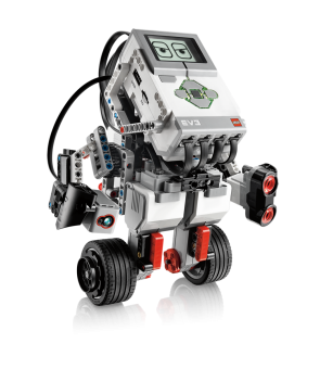 LEGO Mindstorm NXT. È la seconda generazione di robotica LEGO Group, che aveva lanciato l’idea nel 1998 con il sistema robotico Invention. Scegliendo blocchi di programma che lavorano con motori e sensori, è possibile creare di tutto.