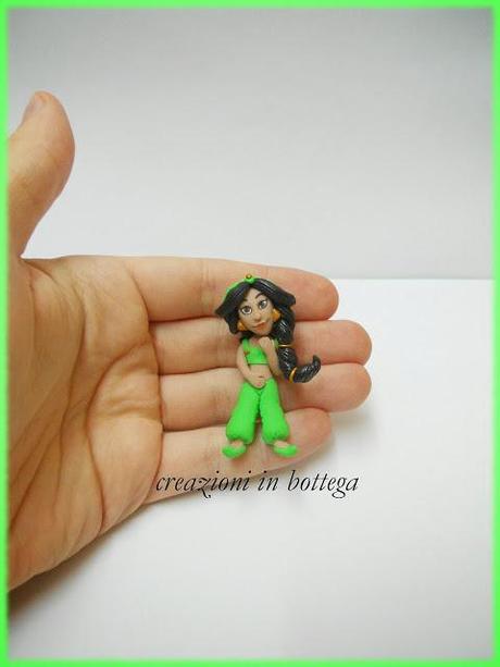 Rapunzel e Jasmine in fimo