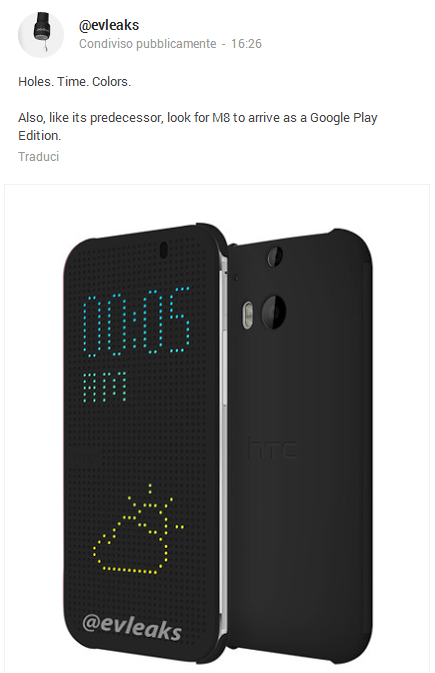 htc m8 @evleaks svela una cover ufficiale di HTC M8 (One 2014) e la versione Google Play news  