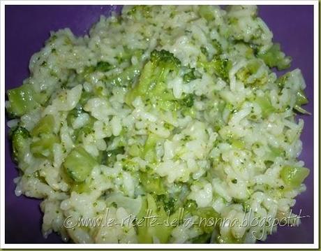 Risotto con i broccoli