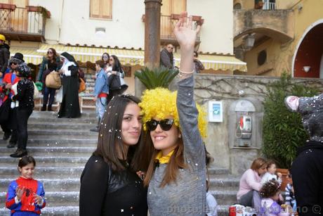 POSITANO : Sfilata dei carri di Carnelale