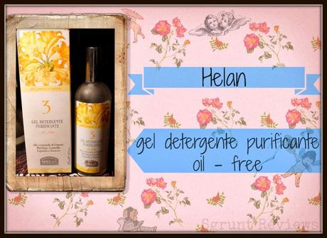 Helan - Gel detergente purificante per pelli grasse e impure, oil-free