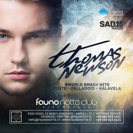 15/3 Thomas Newson @Fauno Notte Club, Sorrento (Na)