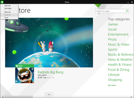 store app title bars on windows 8.1 update 1 Scopriamo tutte le novità di Windows 8.1 Update 1 con questi screenshot