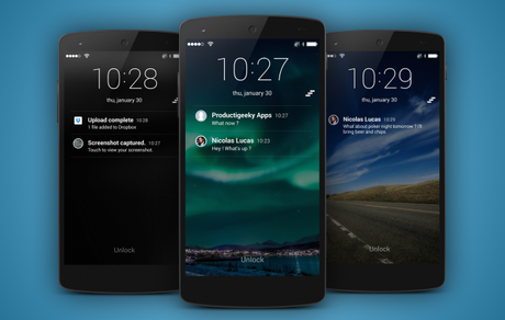 Come avere la lockscreen di iPhone e iOS 7 anche su Android