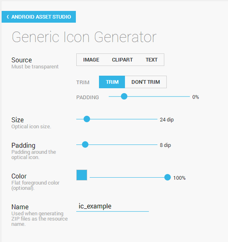 Android Asset Studio Programmazione Avanzata: Lezione 1   Programmazione Multischermo news  programmazione avanzata multischermo 