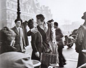 Doisneau Robert, Le baiser de l'Hotel  de Ville, Paris 1950