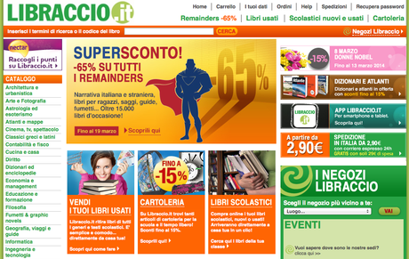 Acquistare libri online su Libraccio