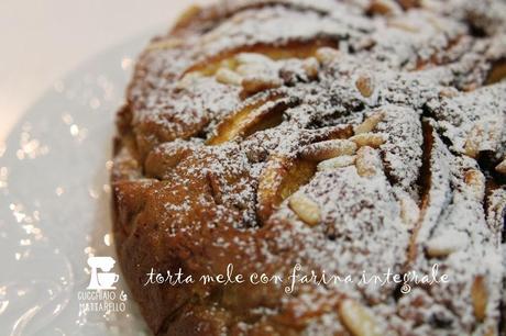 torta di mele con farina integrale