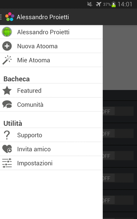 Atooma: automatizzare il vostro Android con IFTTT. (Smartphone/Tablet)