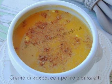 crema zucca e porri