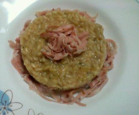 Risotto alla birra rossa e Mortadella