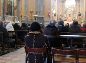 Chiesa, provincia Bergamo dopo l’omelia apertura dialogo fedeli