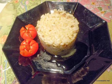 Risotto di Pesce, Lupini di Mare e Porri