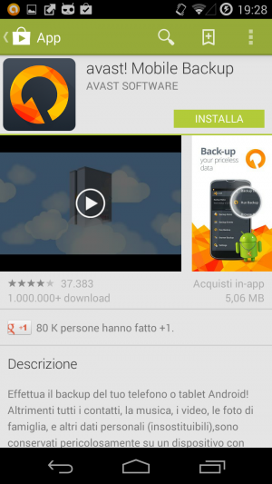 Screenshot 2014 03 11 19 28 04 300x533 Avast Mobile Security: il miglior Antivirus per Android applicazioni  play store google play store antivirus free antivirus 