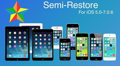 semirestore ios7 Come ripristinare iOS 7.0.6 senza aggiornare ad iOS 7.1 su iPhone, iPod e iPad con Semi Restore