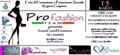 evento pro fashion team nunzio russo stilista villa maiuri ercolano