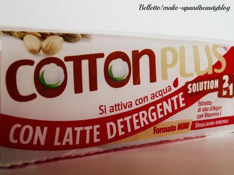 Cotton Plus Solution 2 in 1, l'unico cotone struccante con un cuore di latte detergente!