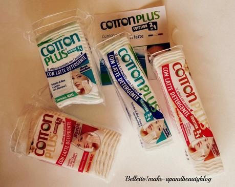 Cotton Plus Solution 2 in 1, l'unico cotone struccante con un cuore di latte detergente!