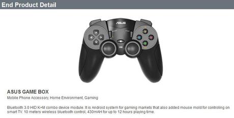 asus gamebox controller leak ASUS Game Box: ecco il controller senza fili che fa anche da console Android