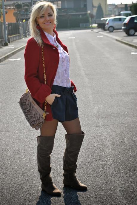 RED POLKA DOT AND BOW