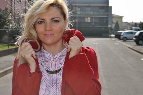 RED POLKA DOT AND BOW