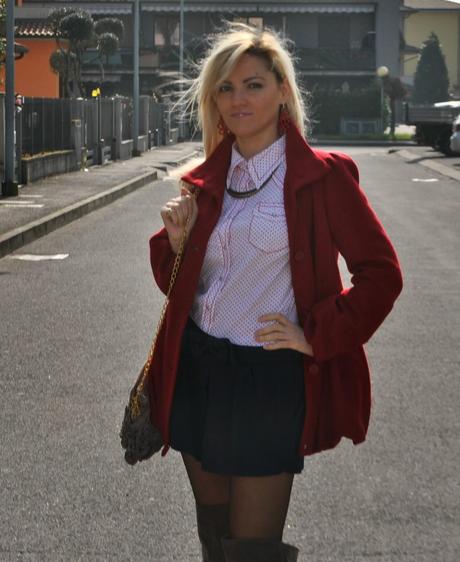 RED POLKA DOT AND BOW