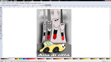 Il risultato finale in Inkscape