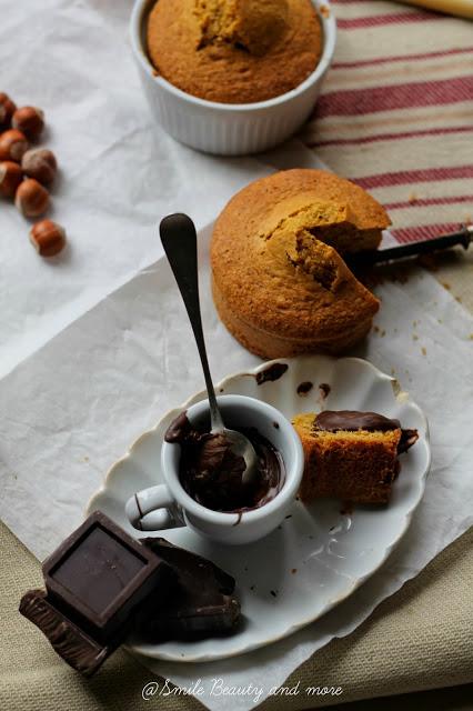 Tortino caldo alle nocciole Piemonte